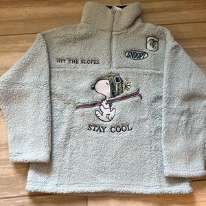 Peanuts Snoopy Fleece Pullover - NWT